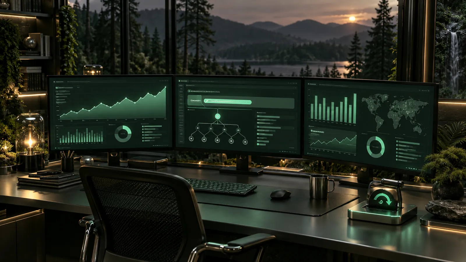 Monitoring room prepared to verify a canonical deployment