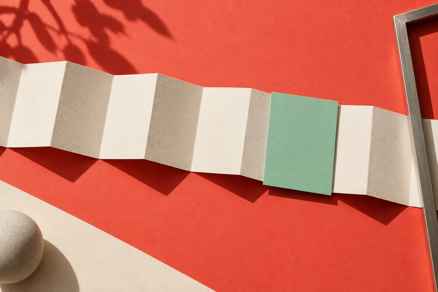 Conceptual paper strip with one covered section representing selective snippet exclusion